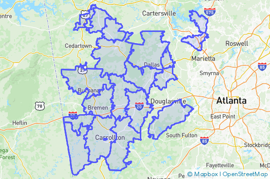 Service Area Map