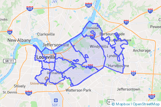 Service Area Map