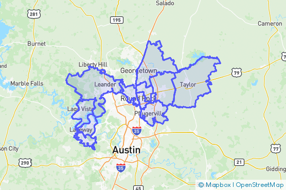 Service Area Map