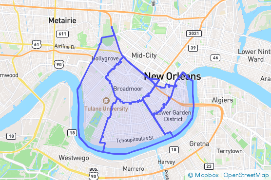 Service Area Map