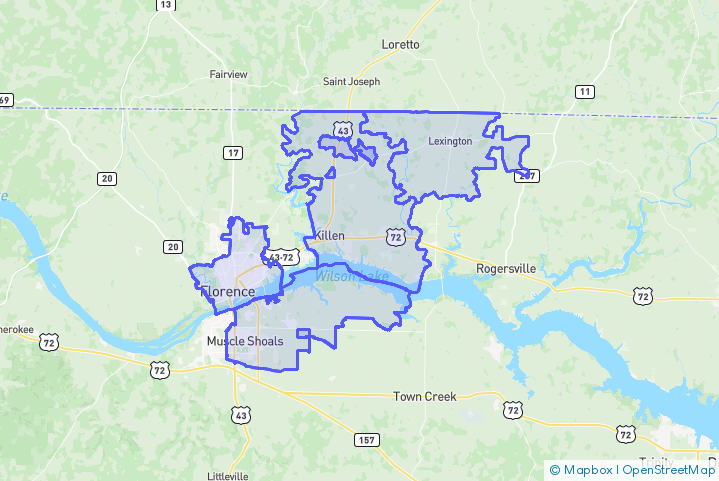 Service Area Map