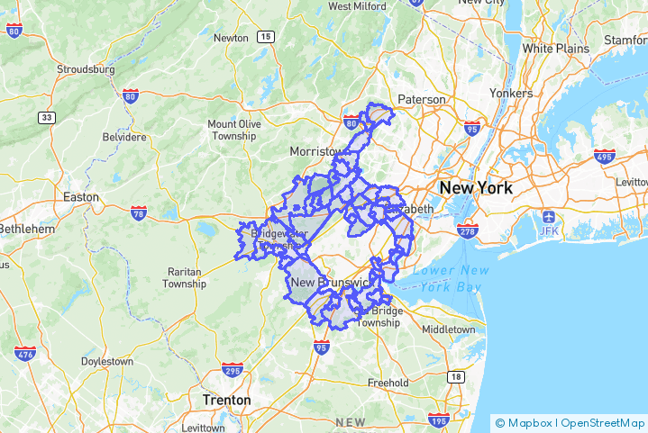 Service Area Map