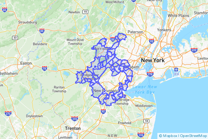 Service Area Map
