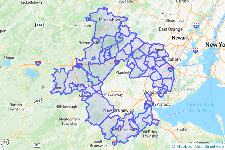 Service Area Map