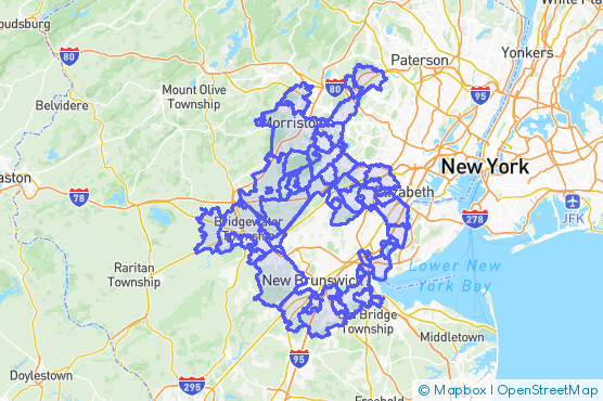 Service Area Map