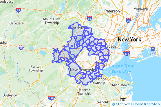 Service Area Map