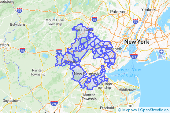 Service Area Map