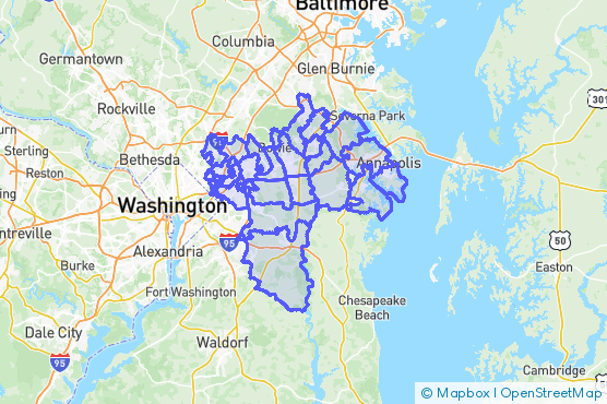 Service Area Map