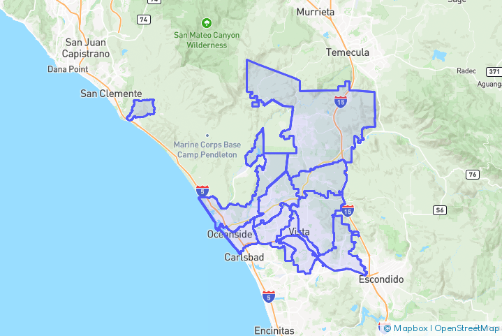 Service Area Map