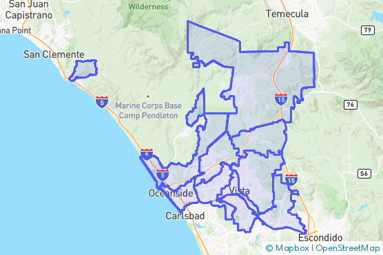 Service Area Map