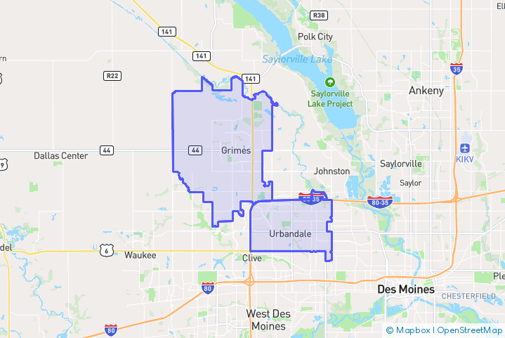 Service Area Map