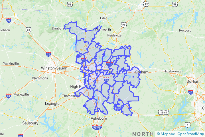 Service Area Map
