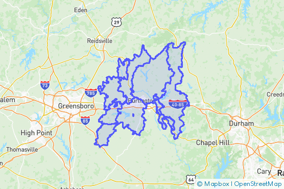 Service Area Map