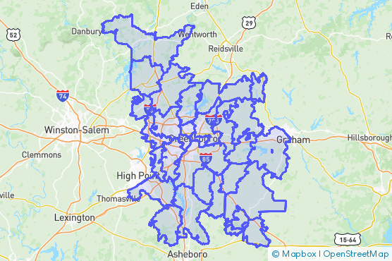 Service Area Map