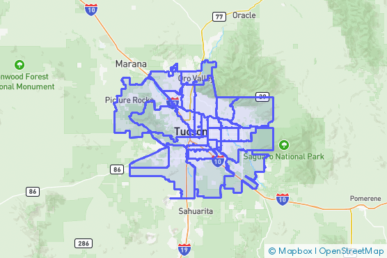 Service Area Map