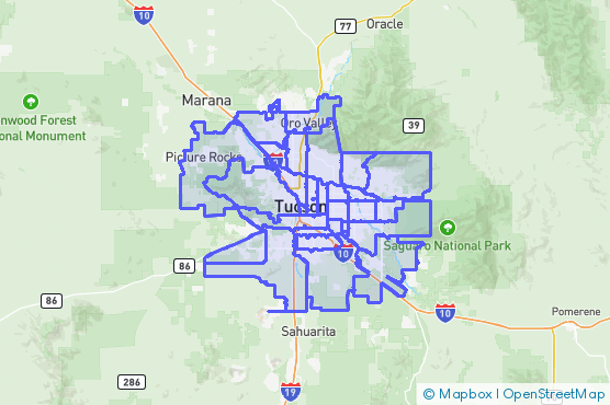 Service Area Map