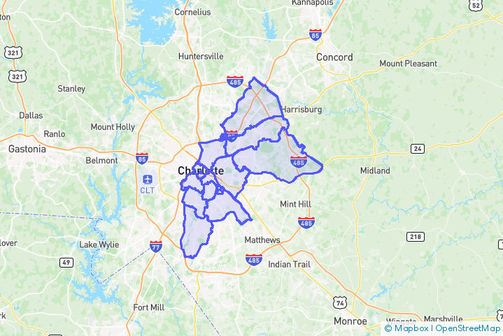Service Area Map