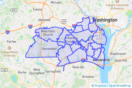 Service Area Map
