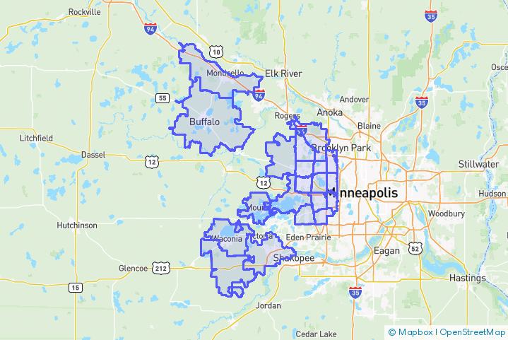 Service Area Map