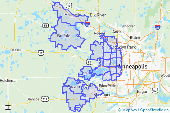 Service Area Map