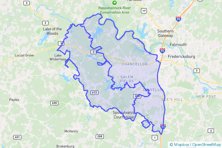 Service Area Map