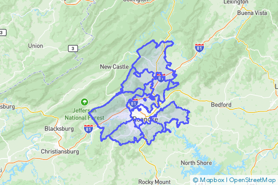 Service Area Map