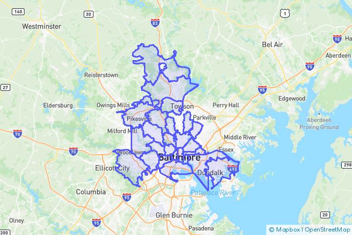Service Area Map