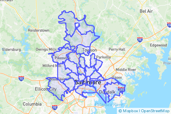 Service Area Map