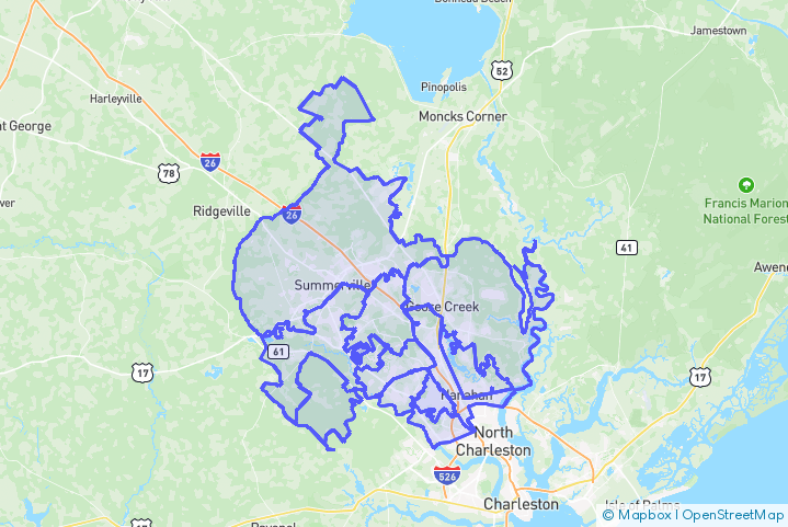 Service Area Map