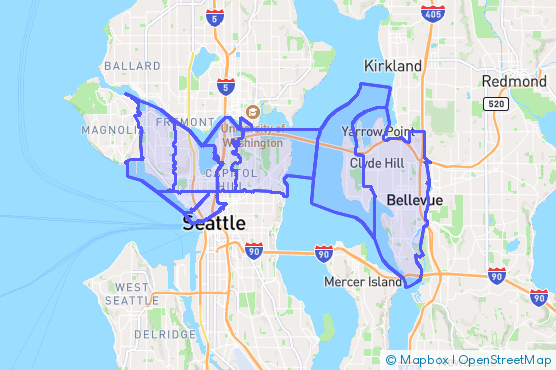 Service Area Map