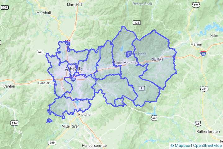 Service Area Map