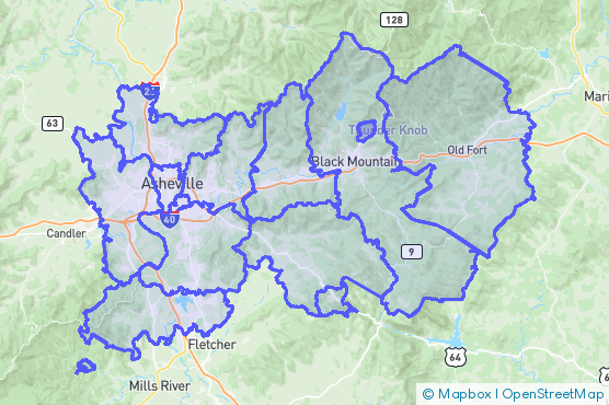 Service Area Map