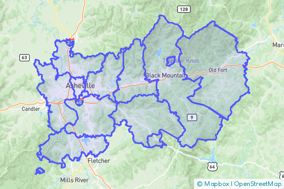 Service Area Map