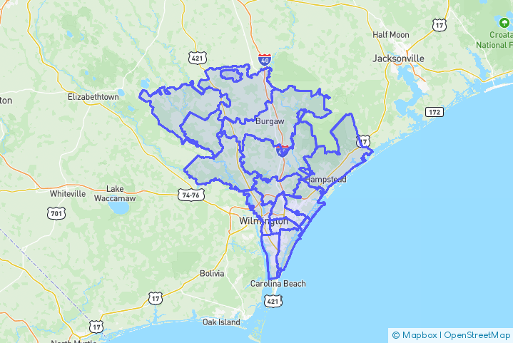 Service Area Map