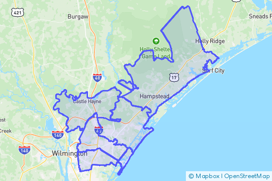 Service Area Map