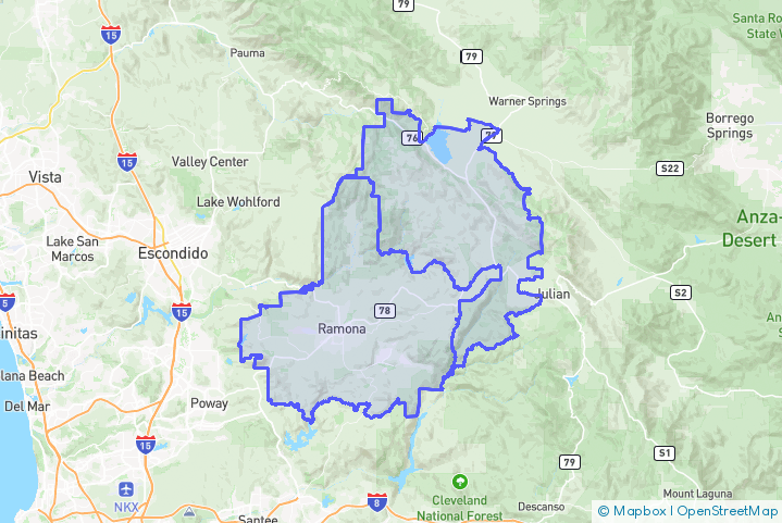 Service Area Map