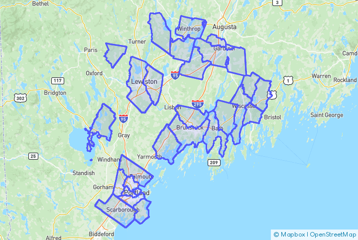 Service Area Map