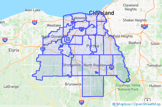 Service Area Map