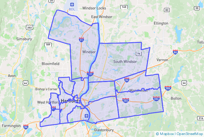 Service Area Map