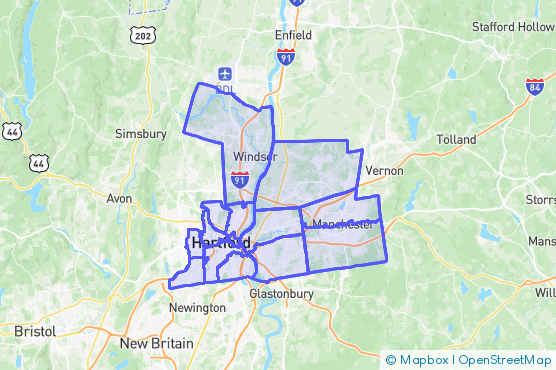 Service Area Map