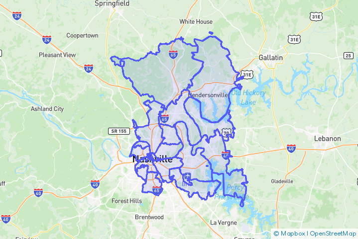 Service Area Map