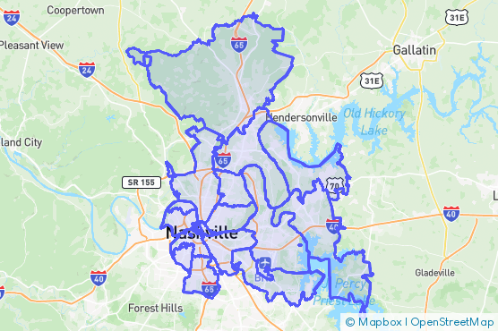 Service Area Map