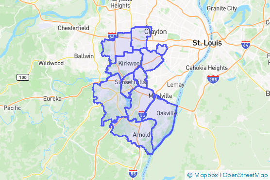 Service Area Map
