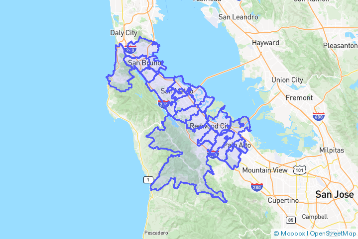 Service Area Map
