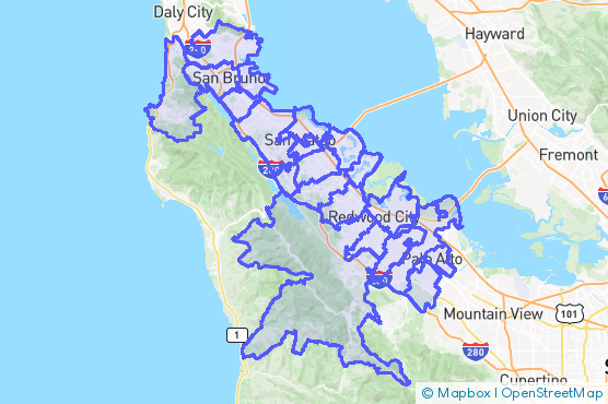 Service Area Map