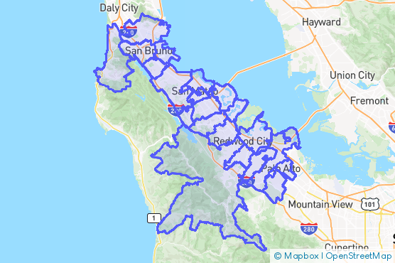 Service Area Map