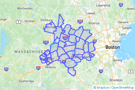 Service Area Map