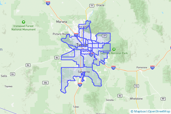 Service Area Map