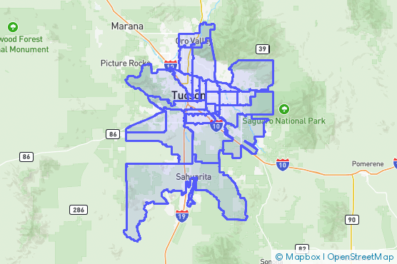 Service Area Map