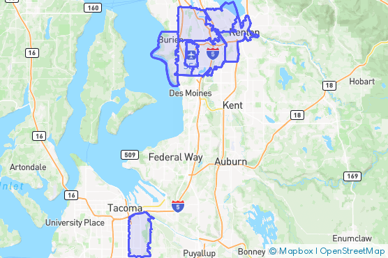 Service Area Map